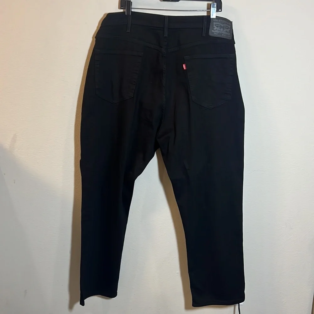 Levi's 541 Athletic Fit All Season Black Denim Jeans 42 X 30
